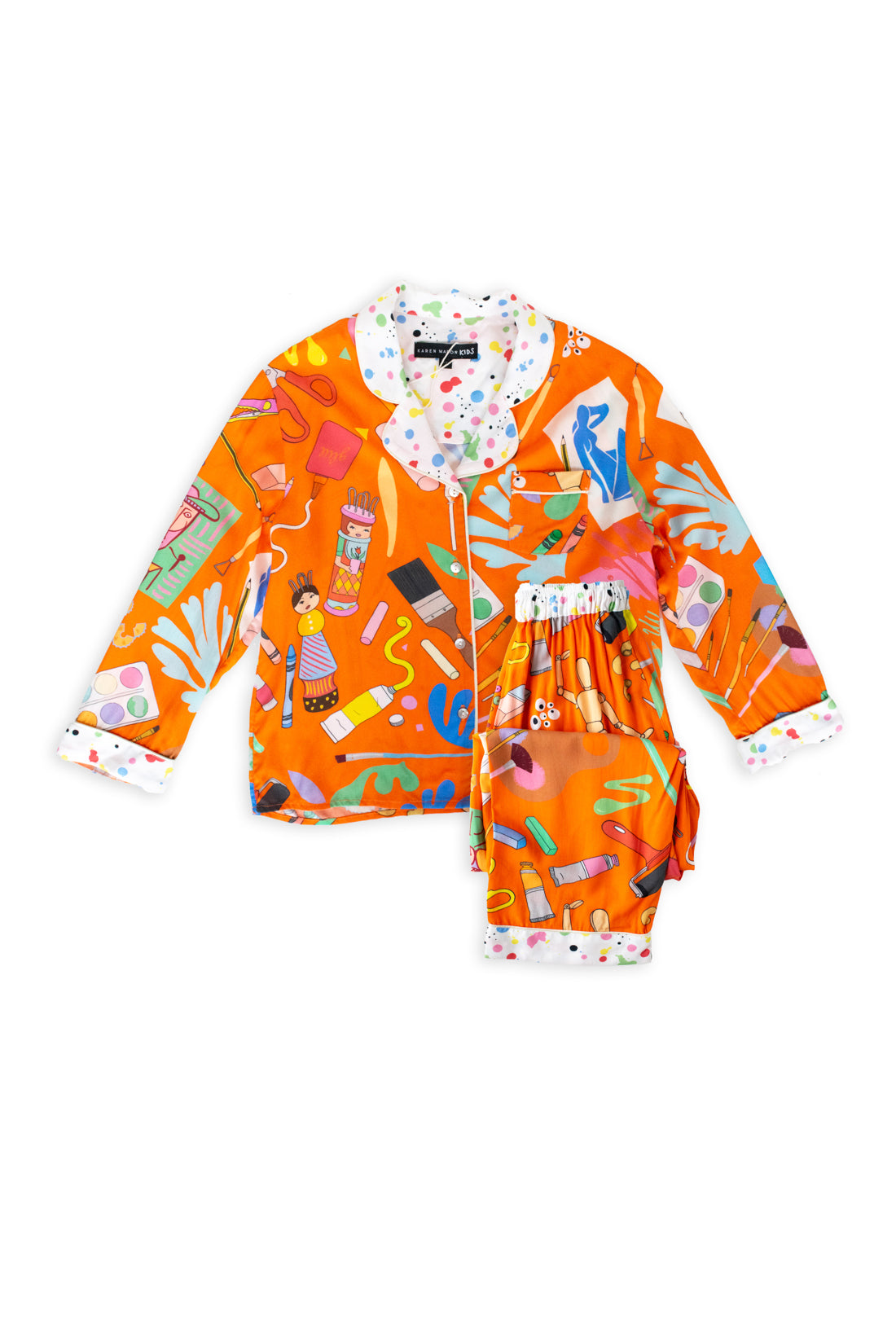 Art School Short Kids Pyjama Set