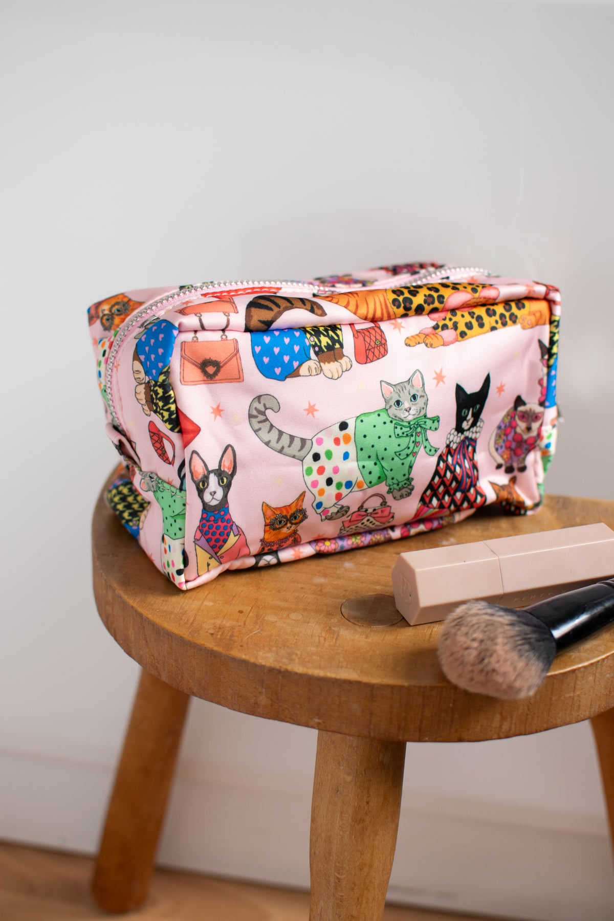 Fashion Cats Small Washbag