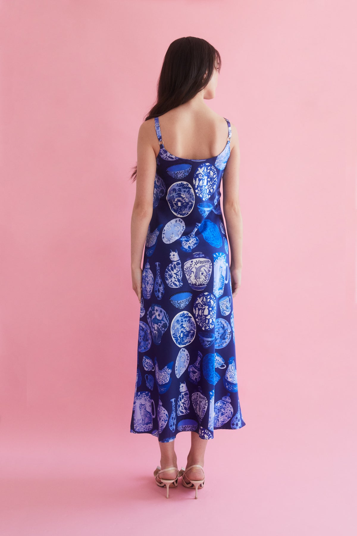 Pottery Midnight Silk Dress