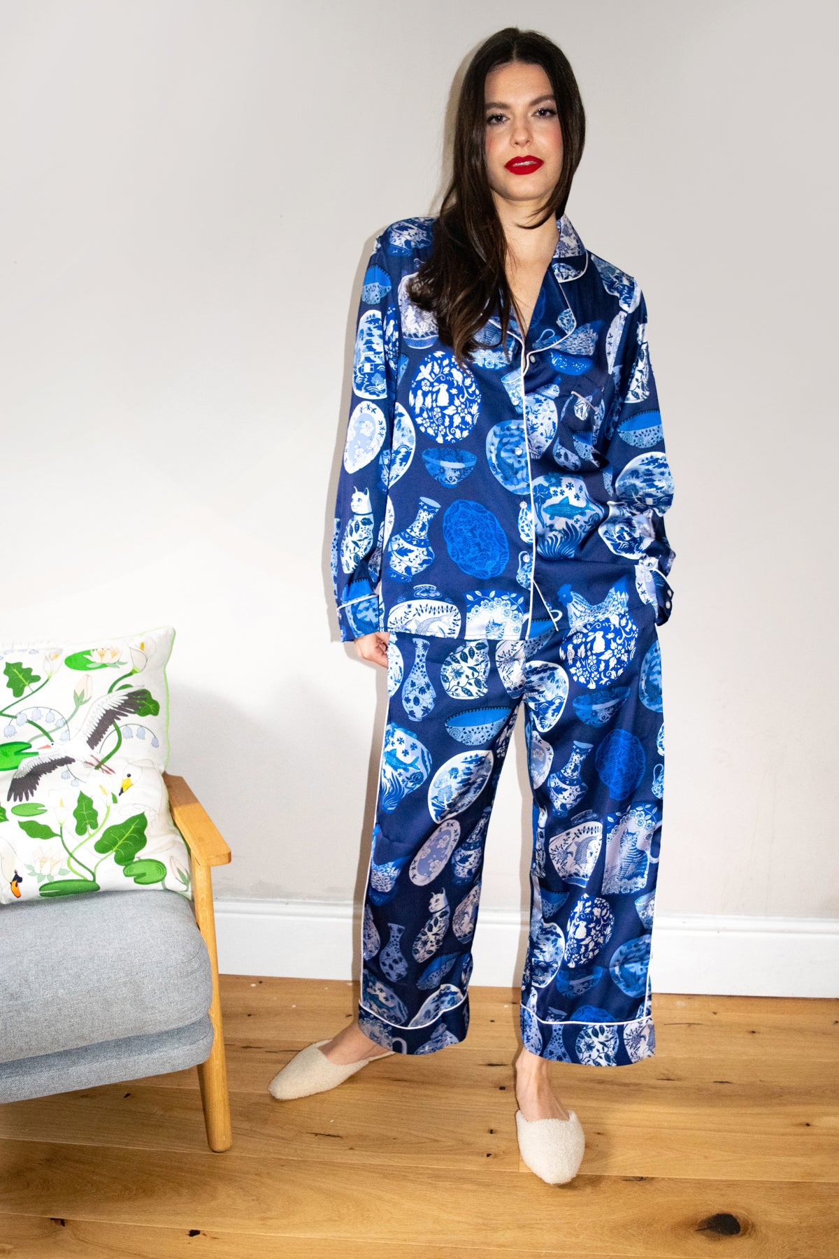 Pottery Satin Pyjama Set