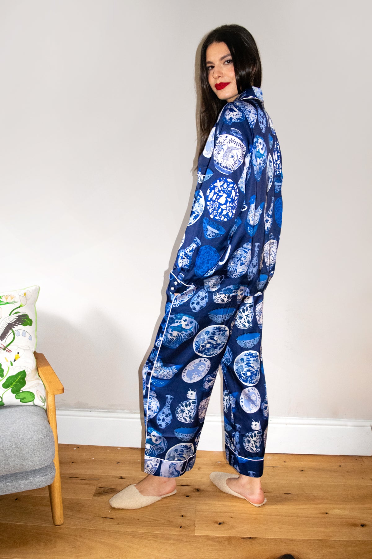 Pottery Satin Pyjama Set