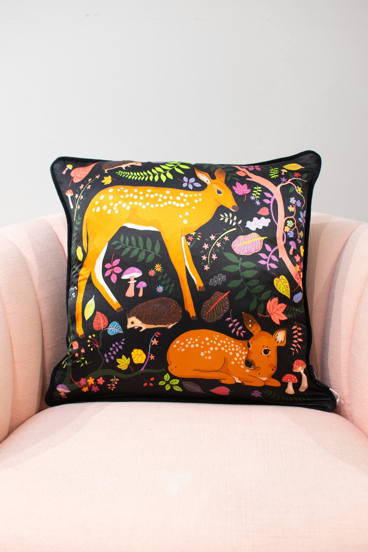 Flora and Fawns Cushion Cover