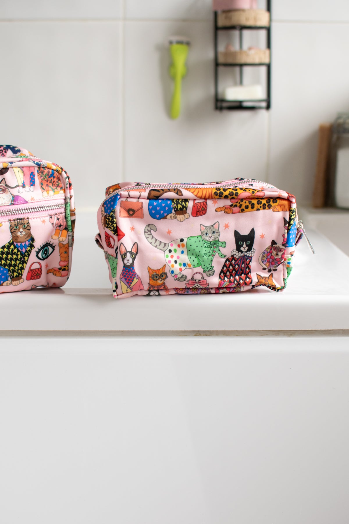 Fashion Cats Small Washbag