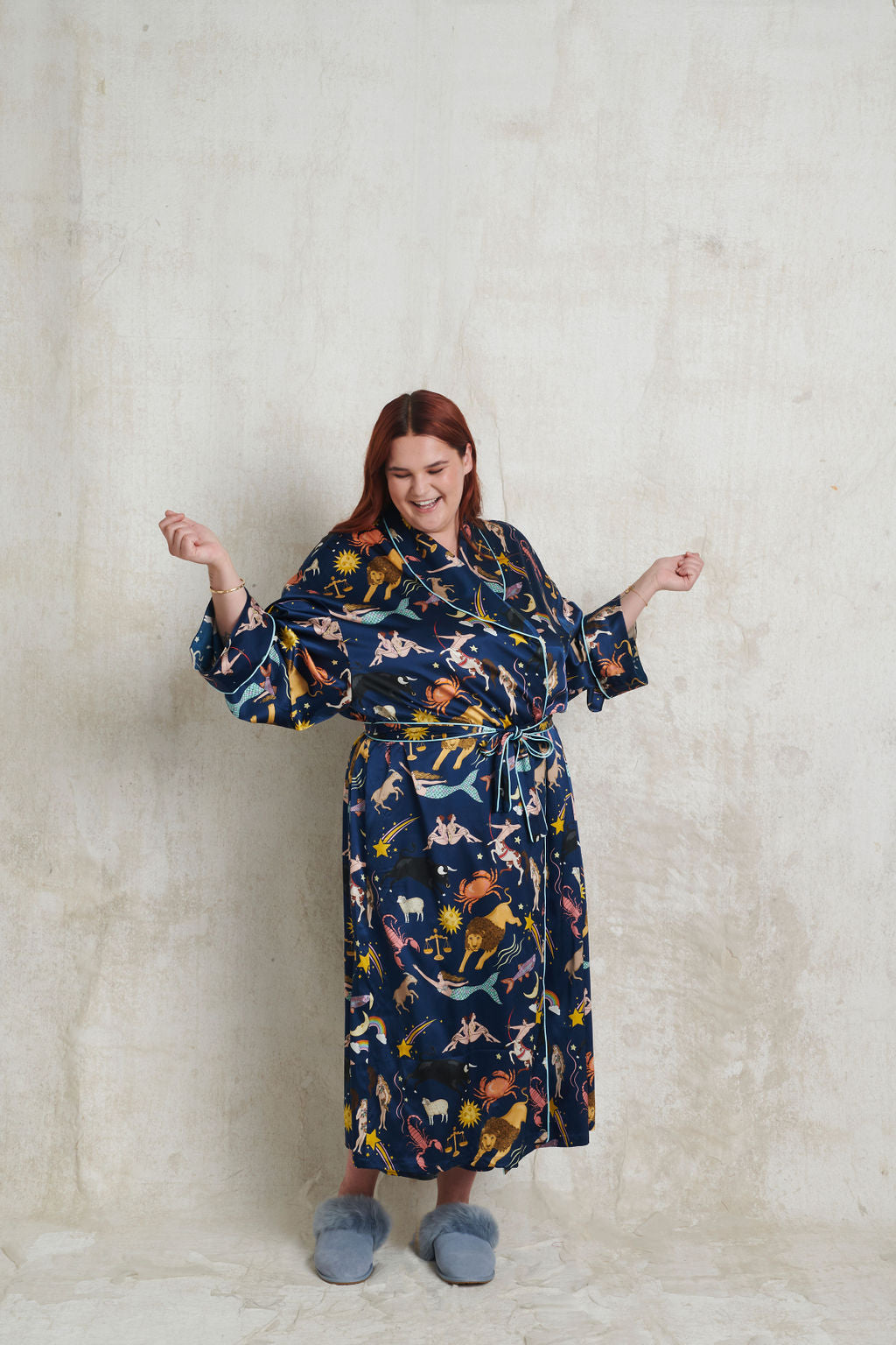 Zodiac Silk Robe