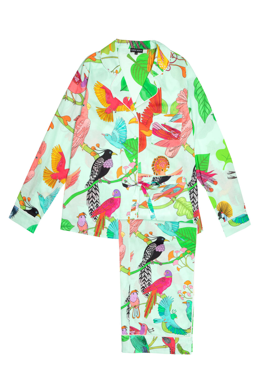 Birds of a Feather Organic Cotton Pyjama Set